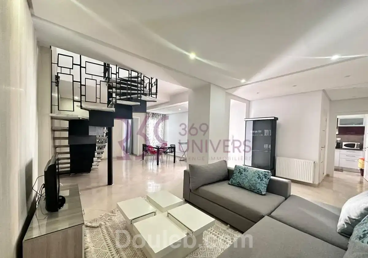 Duplex avec terrasse à la marsa ref rd030