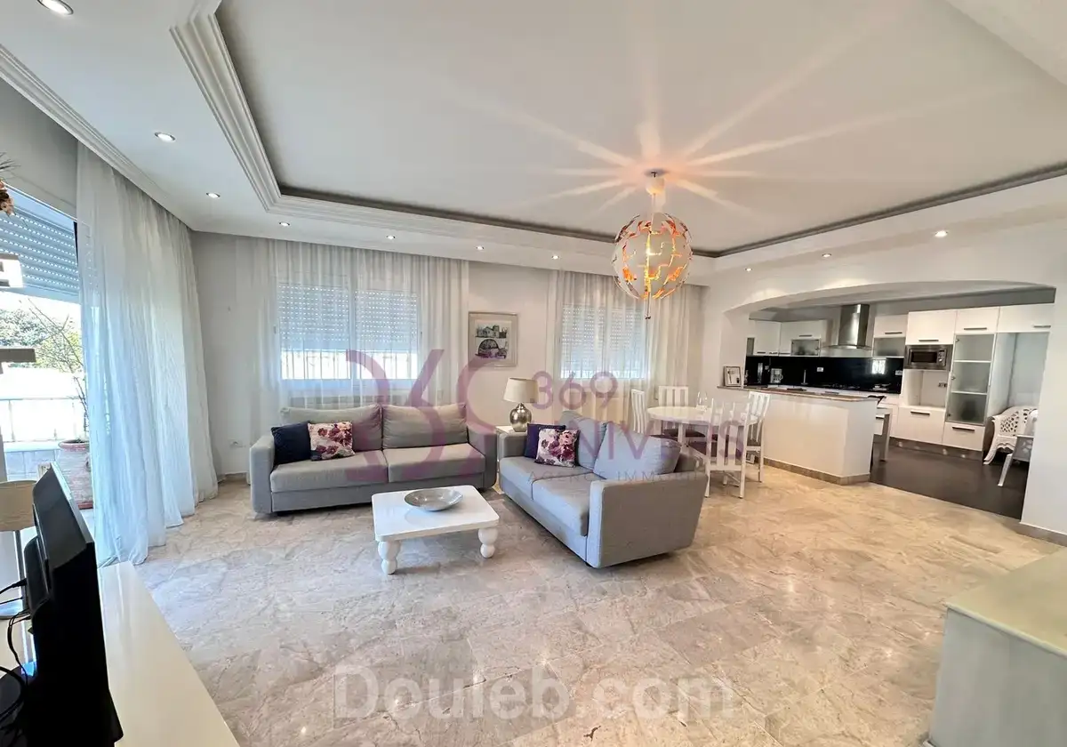 Appartement avec balcon à la marsa ref ra026