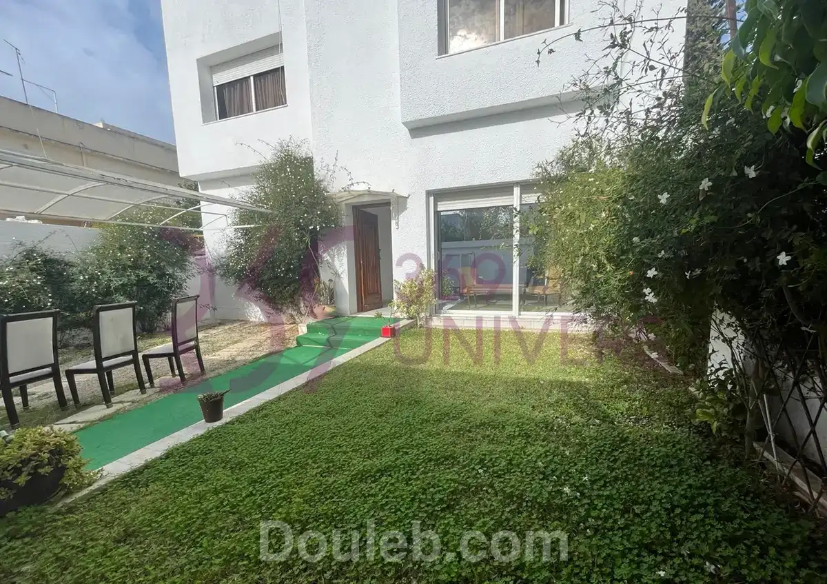 Rdc s3 avec jardin a la marsa ref ra021